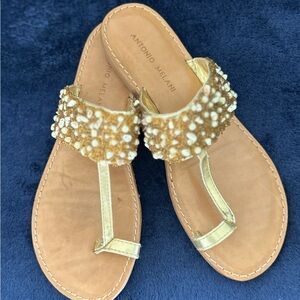 Antonio Melani Women’s Stone Embellished Sandals